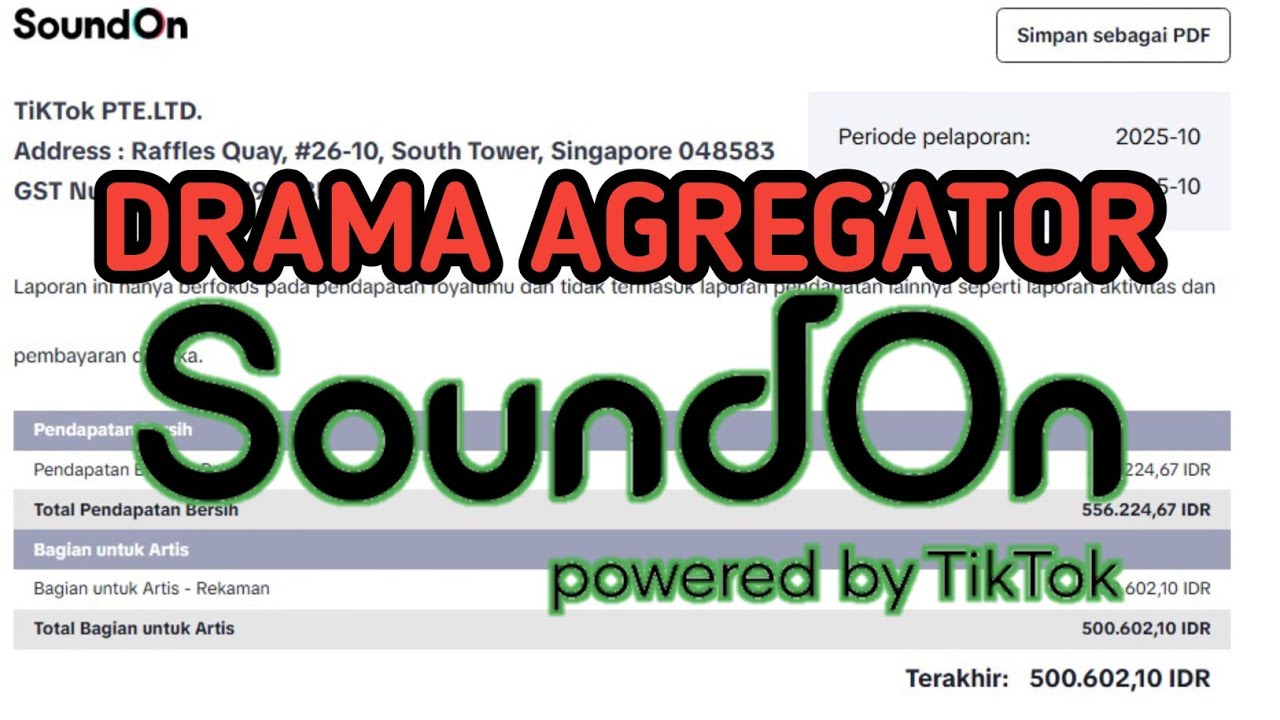 Royalty payment info not received | SoundON music aggregator drama