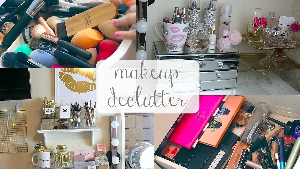 Cleaning & Organizing my Makeup Collection | 2018