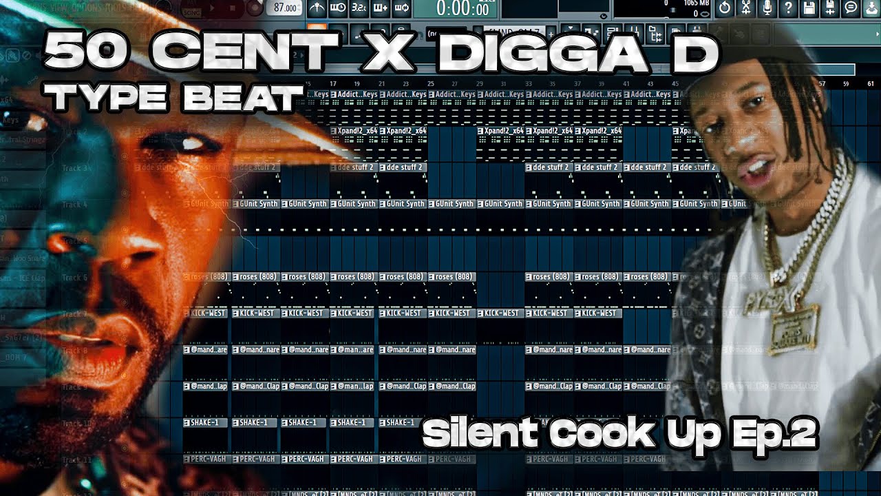 How Make 50 Cent x Digga D Type Beat | Silent Cook Up Ep.2 - #flstudiotutorial