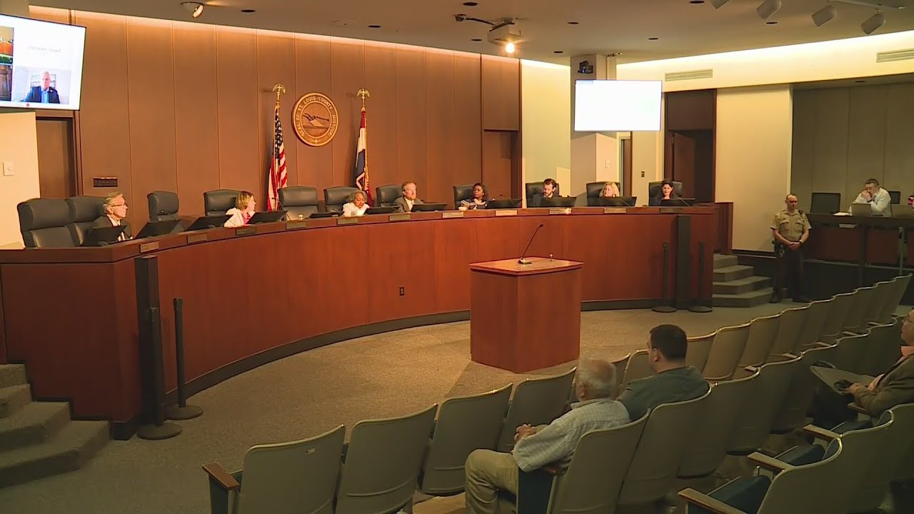 Residents call for Sam Page to resign as St. Louis County Council resumes in-person meetings