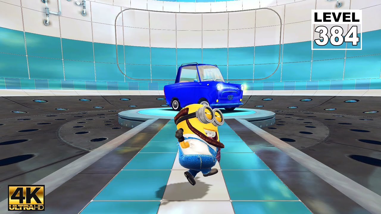 Despicable Me Minion Rush Grandpa Minion run 14K meters at Anti Villain League |  Lv384 Ep234 | 4K