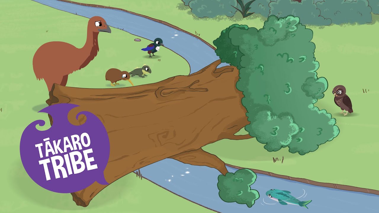 Tree Fallen | Tākaro Tribe Season 4 | English & Te Reo Māori | Learn Te Reo Māori | Kids Cartoon