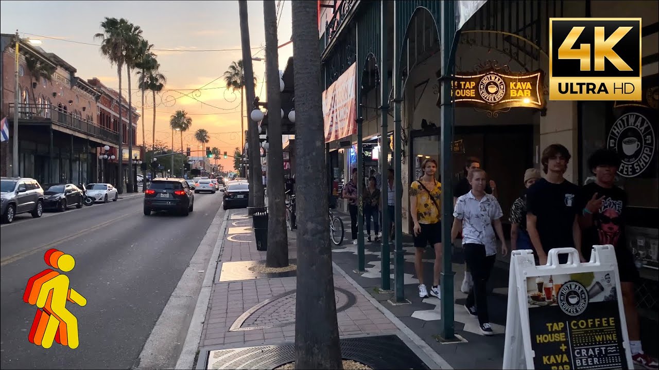 [4K] Ybor City, Tampa FL- POV Ambience Walk