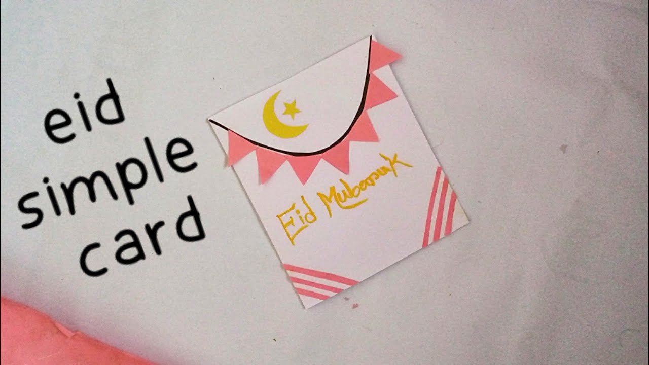 How To Make Beautiful Eid Card| DIY EID Greeting Card| Easy Handmade Card |Gorgeous Looking Eid Card