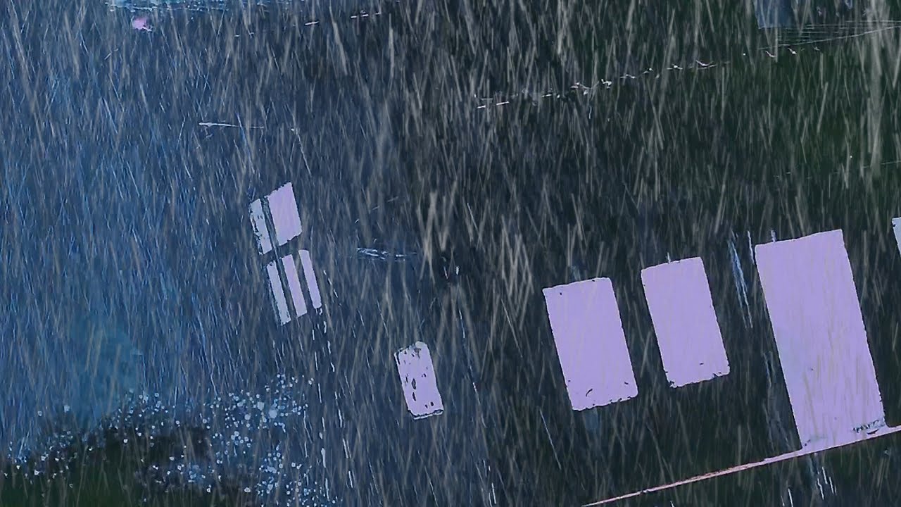 Make You FALL ASLEEP FAST in 3 Minutes with Strong Rain on Tin Roof & Mighty Thunder on Stormy Night