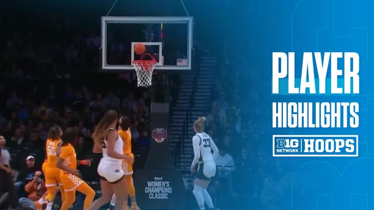Lucy Olsen Highlights vs. Tennessee | Iowa Women's Basketball | 12/07/2024
