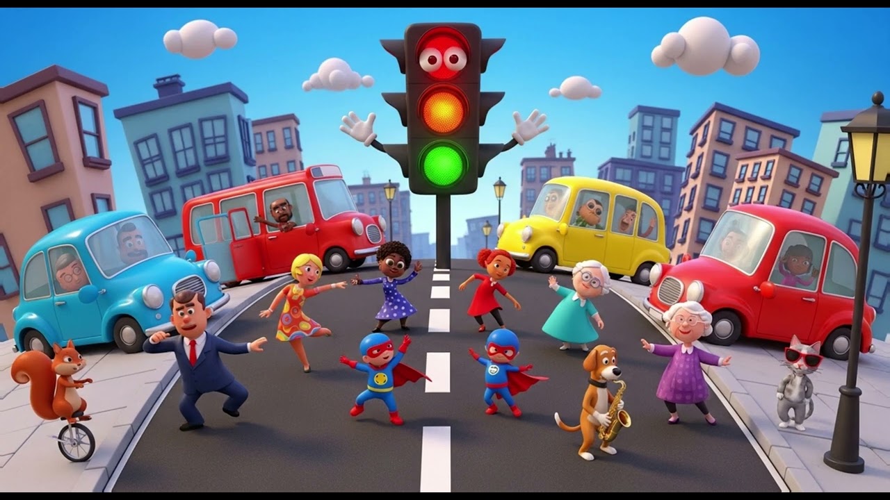 Traffic Light Freeze Dance