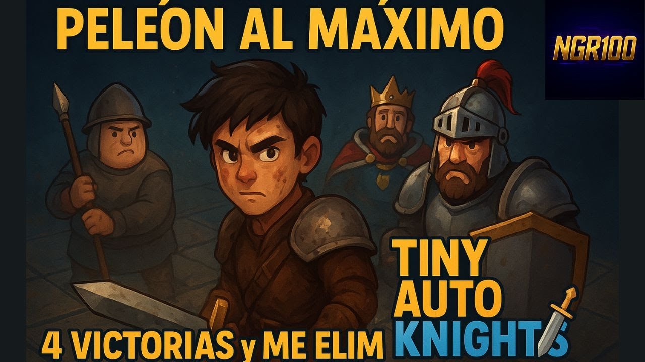 Tiny Auto Knights | PELEÓN NIVEL MÁXIMO + CRIATURAS RARAS — La build que explotó 💥 | [2026]