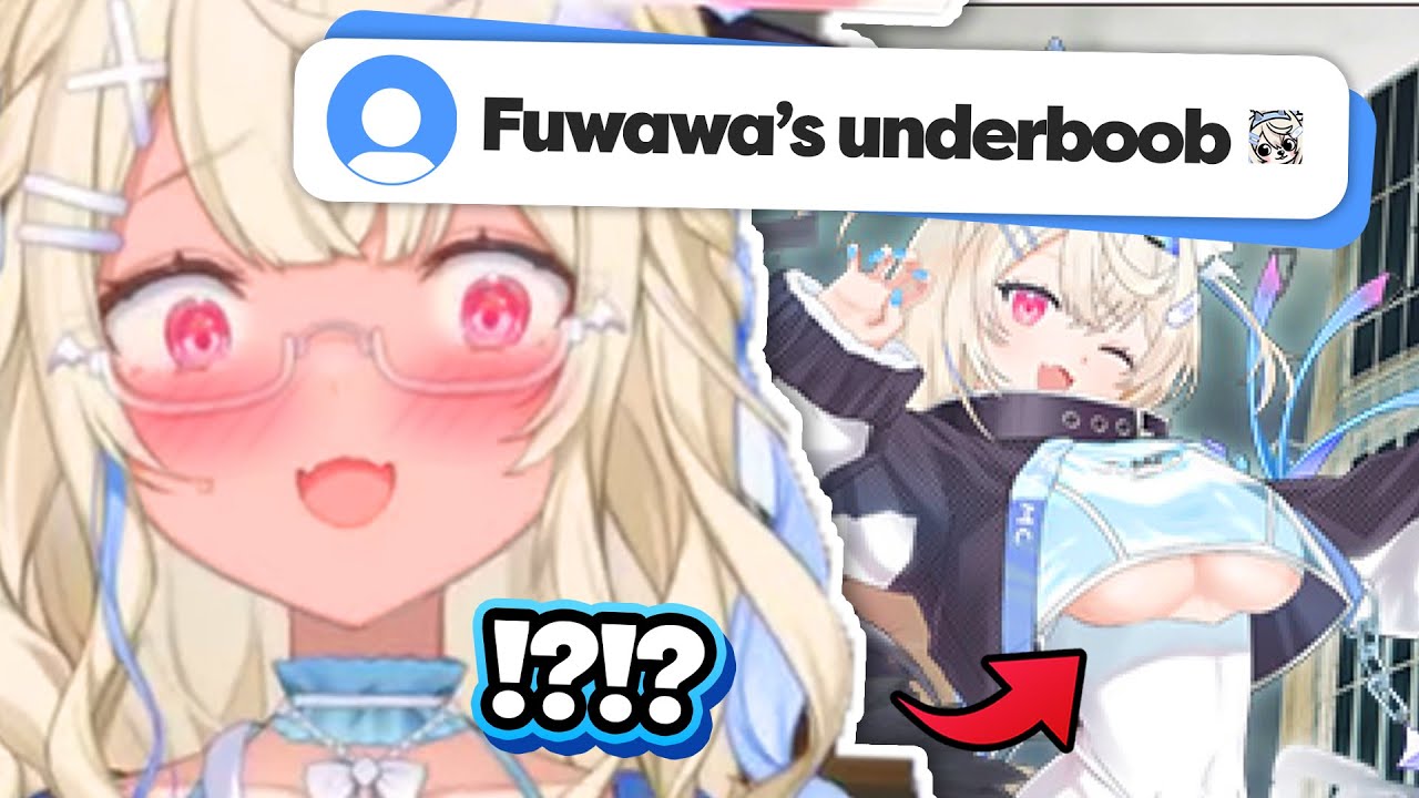 Fuwawa got so flustered when the Wuffians noticed how spicy her outfit is