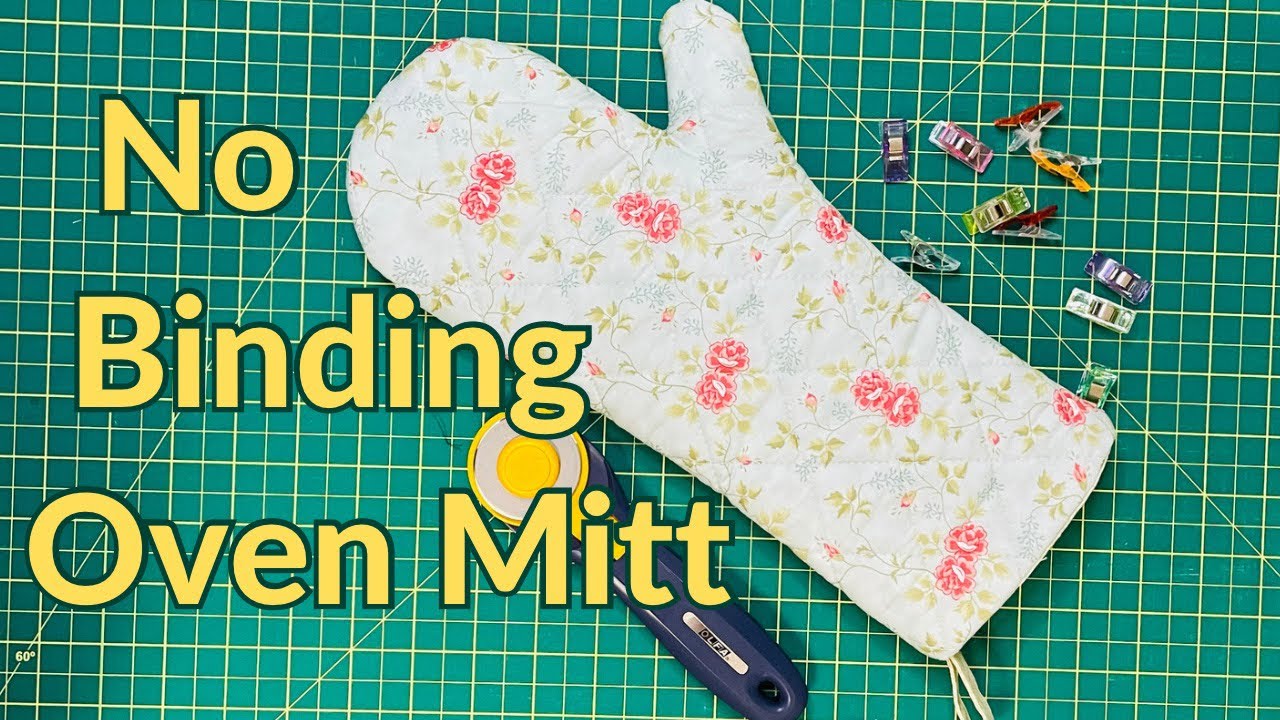 Easy Oven Mitt Tutorial. FREE PATTERN. Fully lined.
