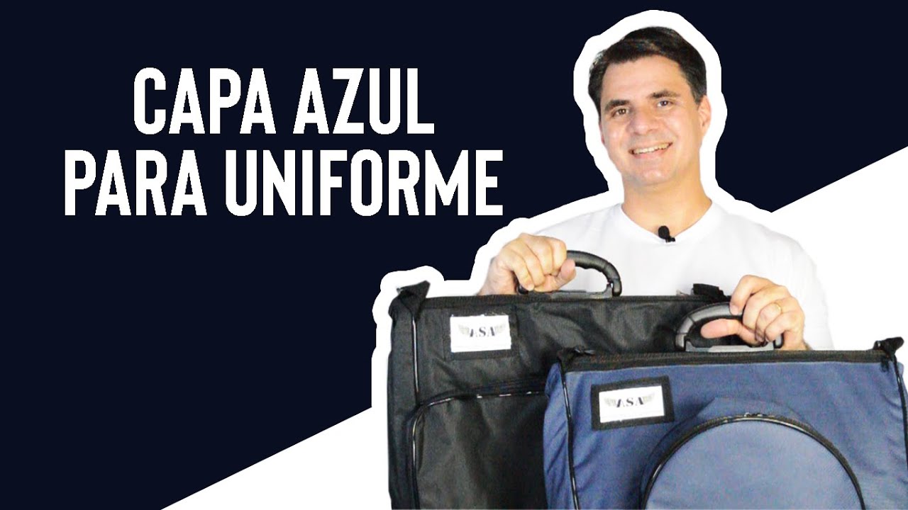 CAPA AZUL PARA UNIFORME // ASA - ARTIGOS MILITARES