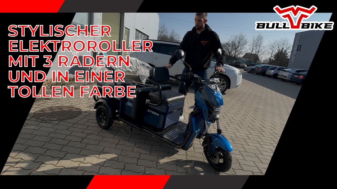 BULLBIKE Toulouse Lastendreirad 600W 72V 20Ah 25 km/h
