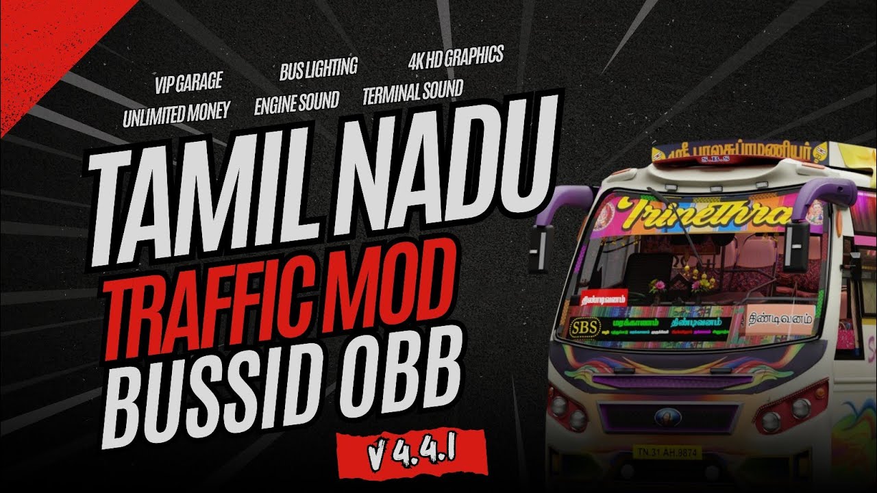 TAMIL NADU TRAFFIC MOD V4.4.1 OBB+APK НЕОГРАНИЧЕННЫЕ ДЕНЬГИ 4K HD графика 80+ BUSS TRAFFIC AD #bu...