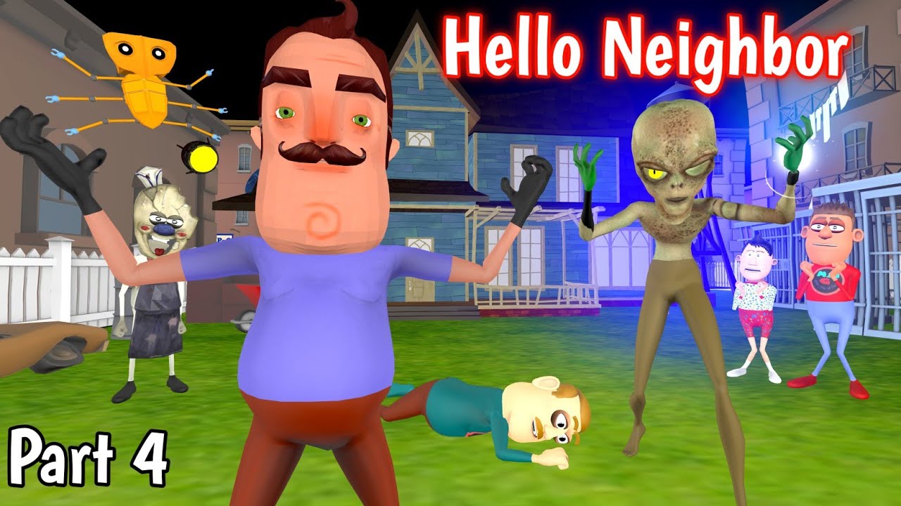 Hello Neighbor Horror Story Part 4 | Guptaji Mishraji