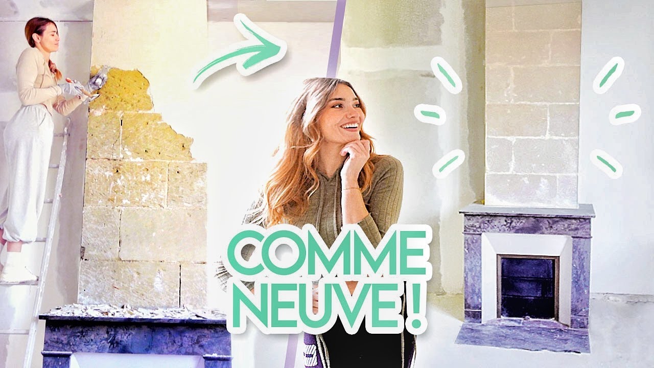 Je rénove une cheminée comme une grande !