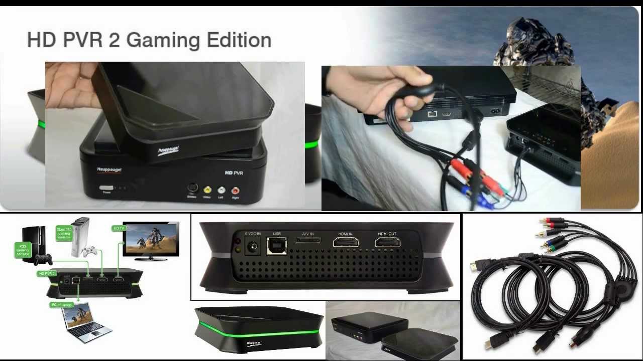Hauppauge HD PVR 2 Gaming Edition. Set Up Video  Connect your PS3 to the HDPVR2 Explained.