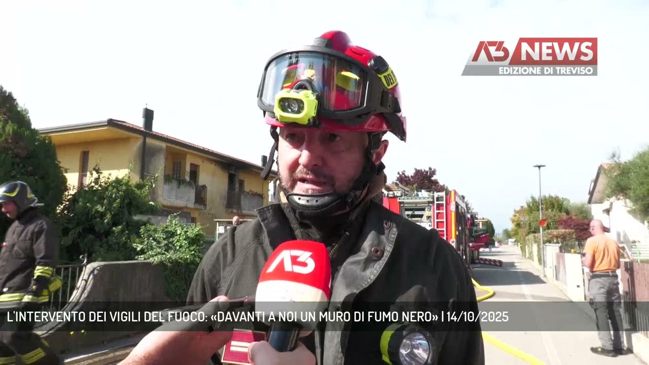 L'INTERVENTO DEI VIGILI DEL FUOCO: «DAVANTI A NOI UN MURO DI FUMO NERO» | 14/10/2025