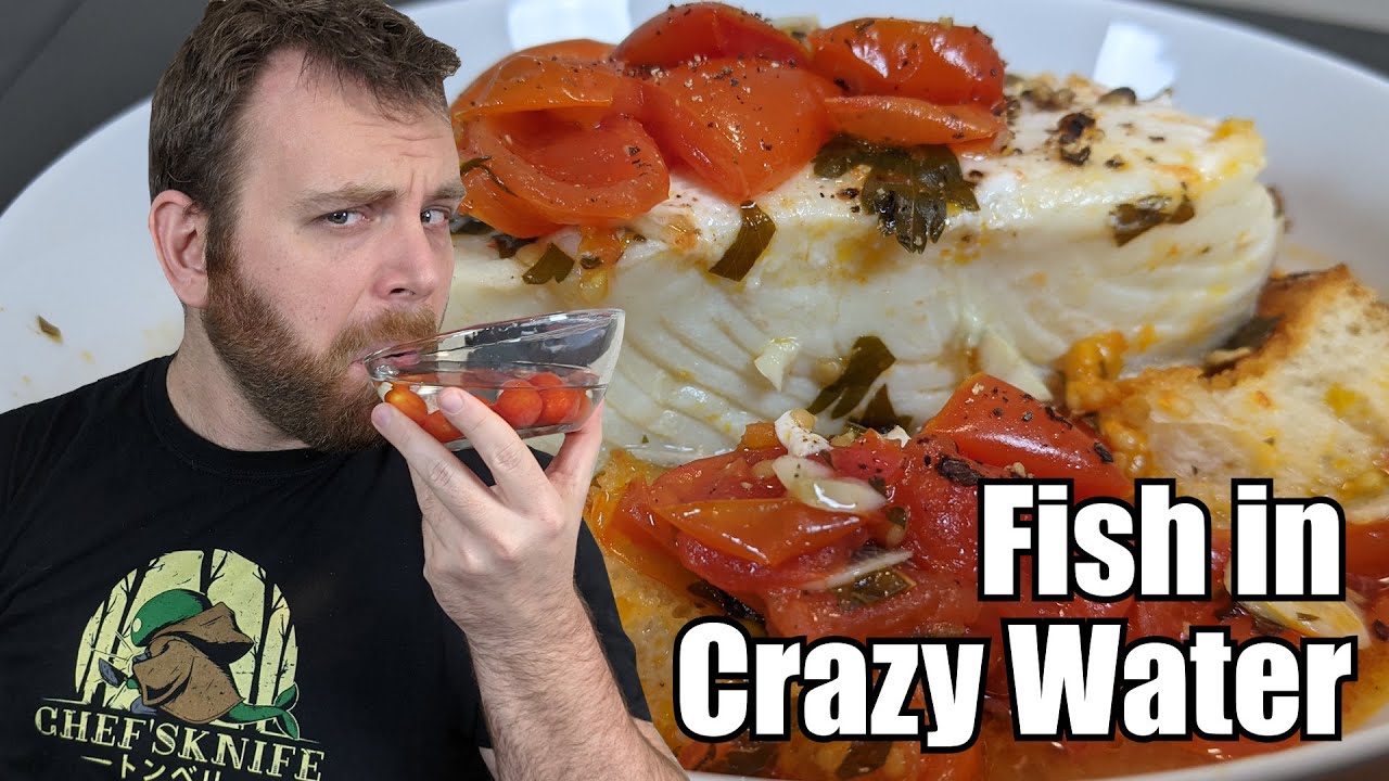 SO EASY to poach, it's CRAZY! | Fish in Crazy Water (Pesce all’acqua pazza)