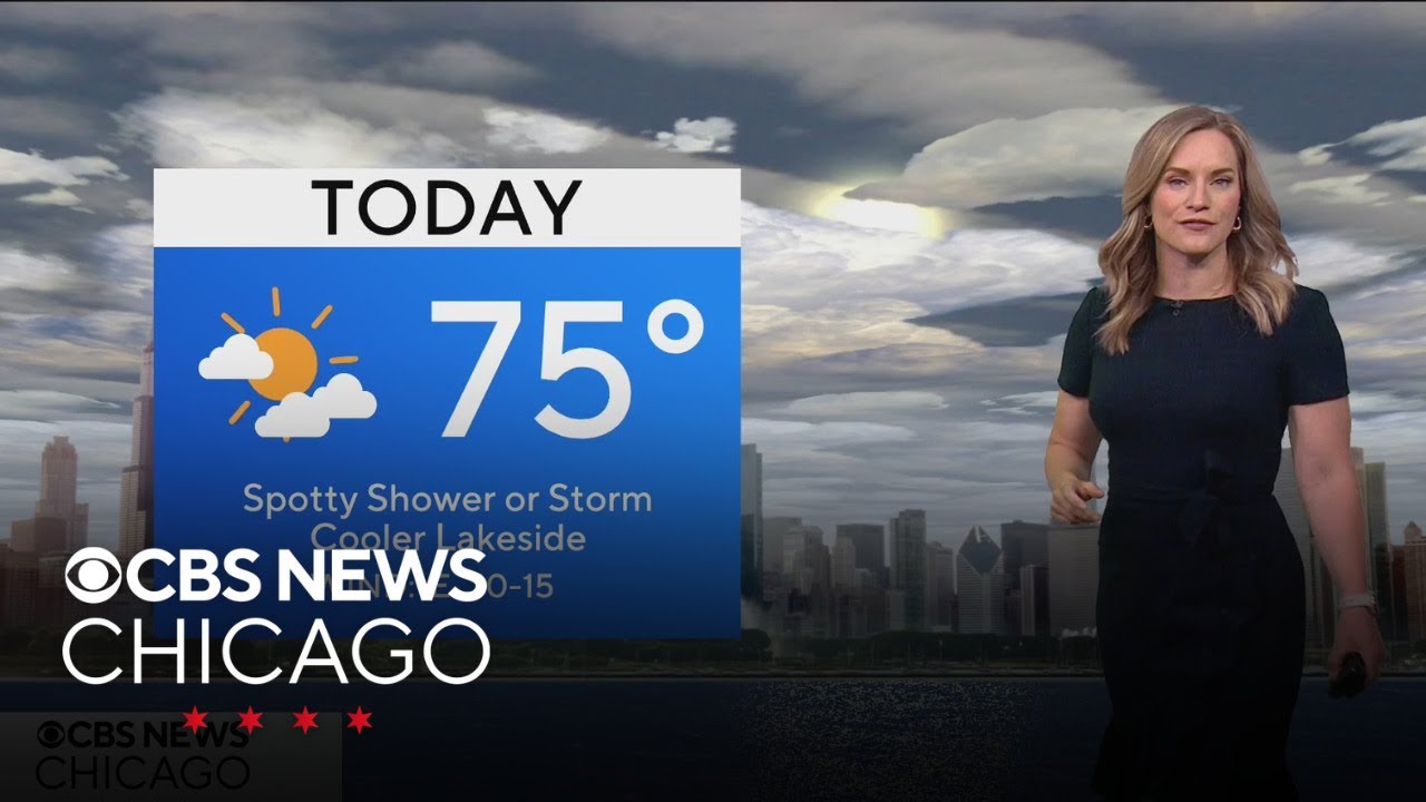Warm and humid on Tuesday in Chicago with spotty shower chances