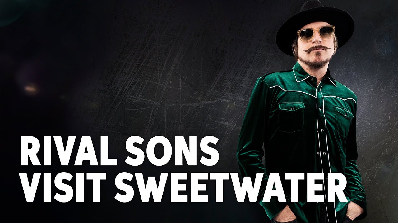 Rival Sons Guitarist Scott Holiday Tours Sweetwater’s Guitar Gallery