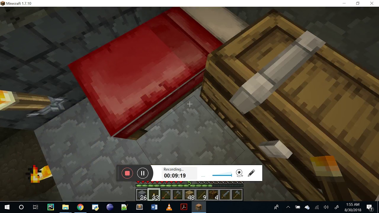 Fourth day in Survival Minecraft #minecraft #polycraft #polycraftworld