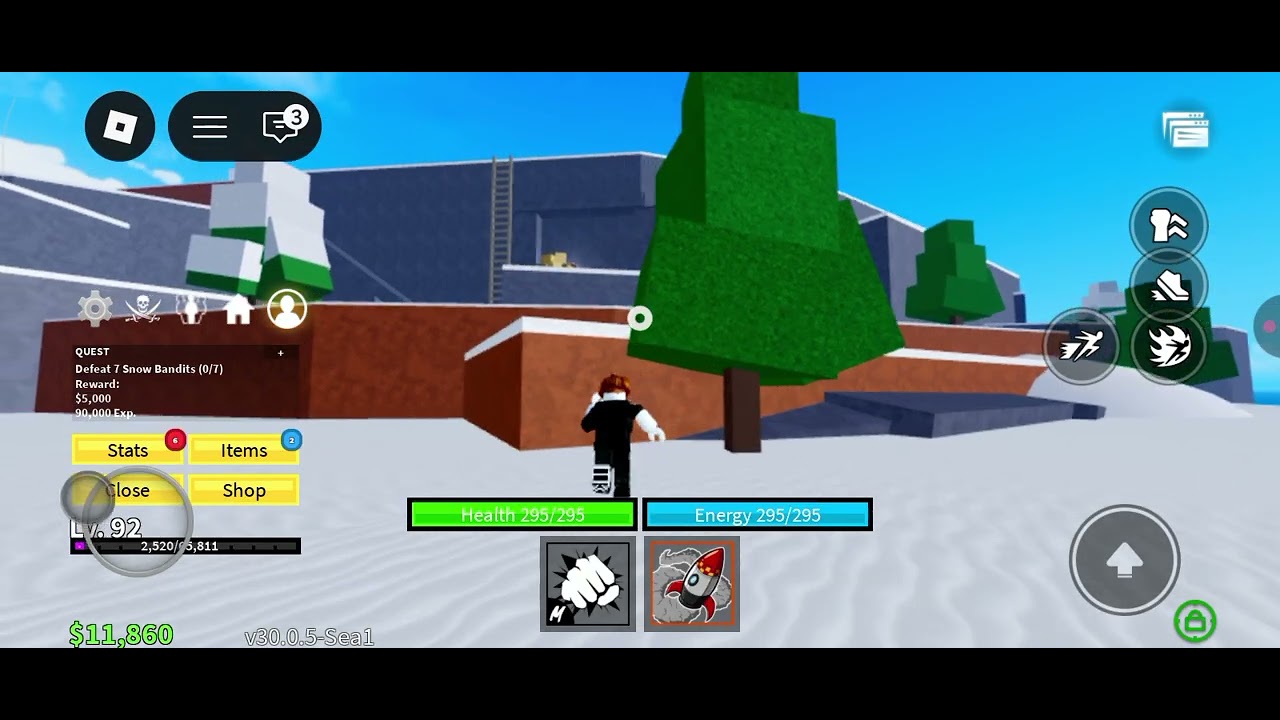 Rocket fruit | island 5 lvl 90-120 | rocket fruit only challenge BLOX FRUIT