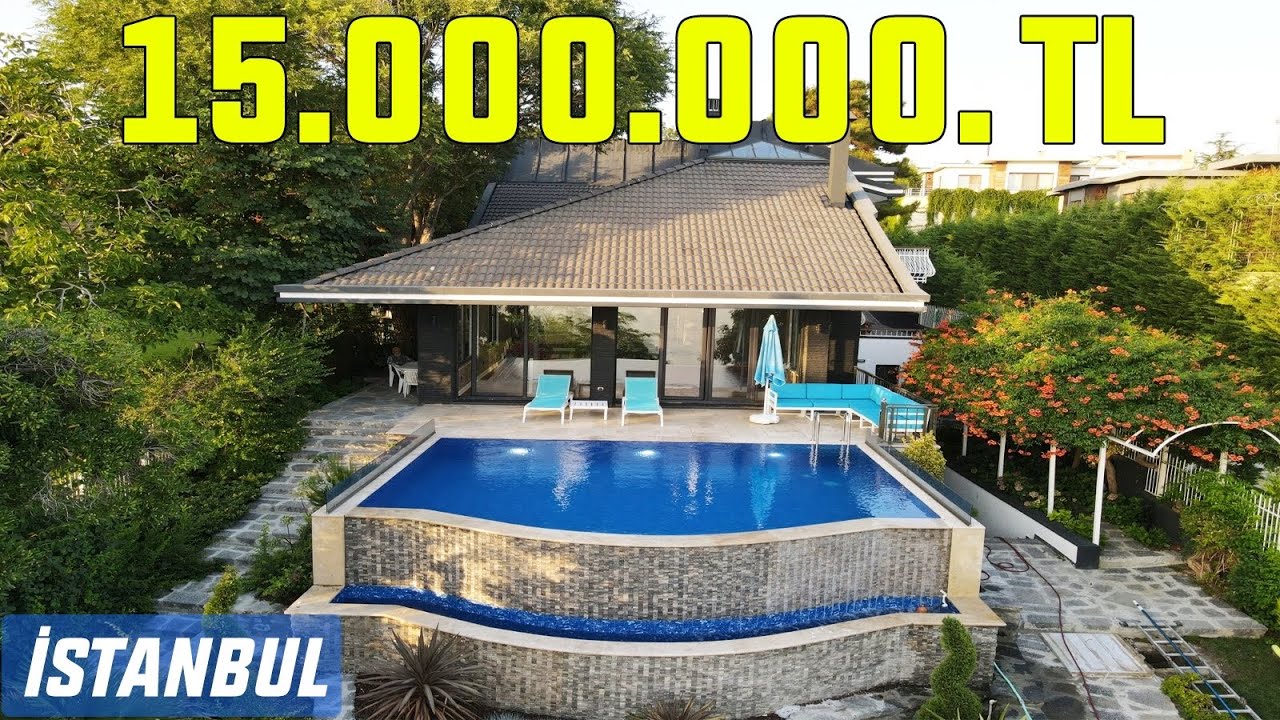 Скрытый рай в Стамбуле 15.000.000 TL Роскошная вилла Tour I Частный спа, пейзажный бассейн #Hometur