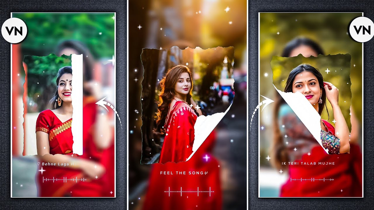 New Trending Video Editing In Vn App | Curl Photo Lyrics Video Editing In Vn App | Vn App Editing