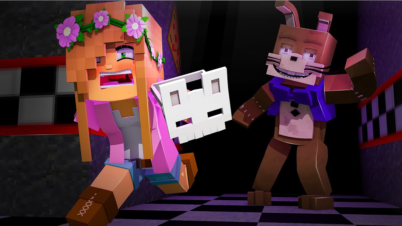 STEALING VANNYS MASK *Glitchtrap* FNAF | Minecraft Little Kelly