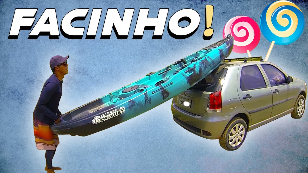 COMO TIRAR E COLOCAR O CAIAQUE NO CARRO! NOVAS DICAS E TÉCNICAS COM O CARRINHO.