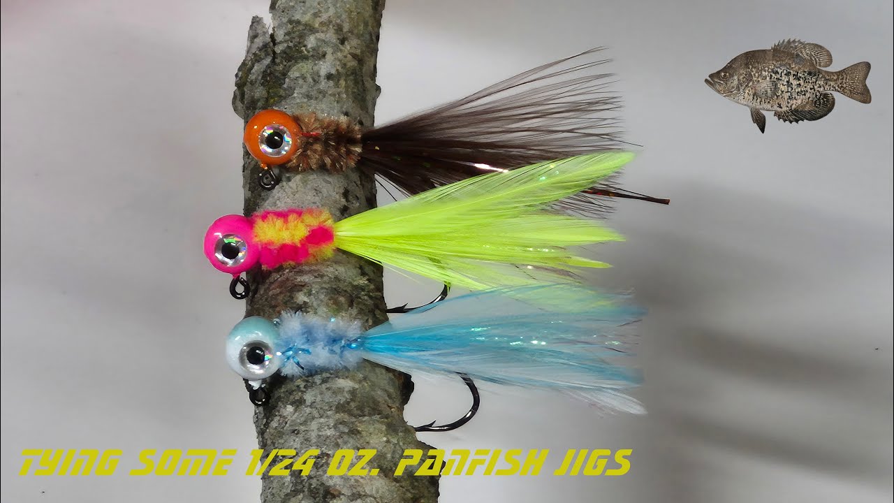 Tying Some 1/24 oz. Panfish Jigs