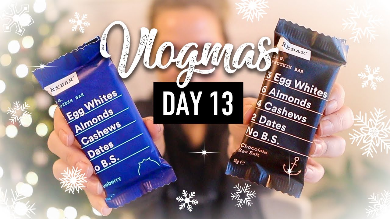 RXBAR Protein Bar Taste Test // Vlogmas Day 13
