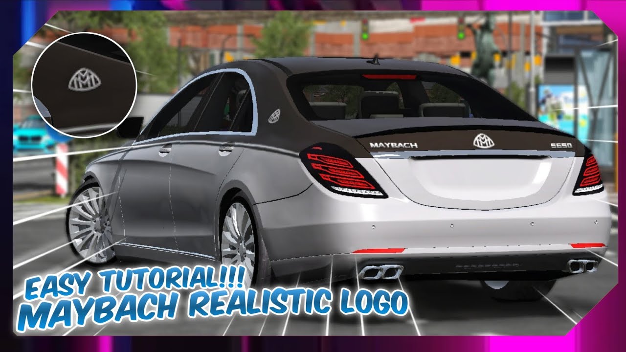 Maybach Realistic Logo Design Tutorial Car Parking Multiplayer 