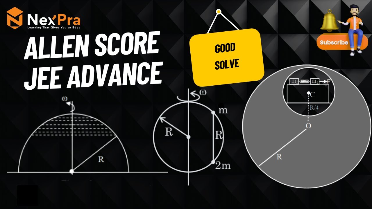 👉 “ALLEN SCORE | Tough Physics Problems for JEE Advanced  (Must Solve!)”
