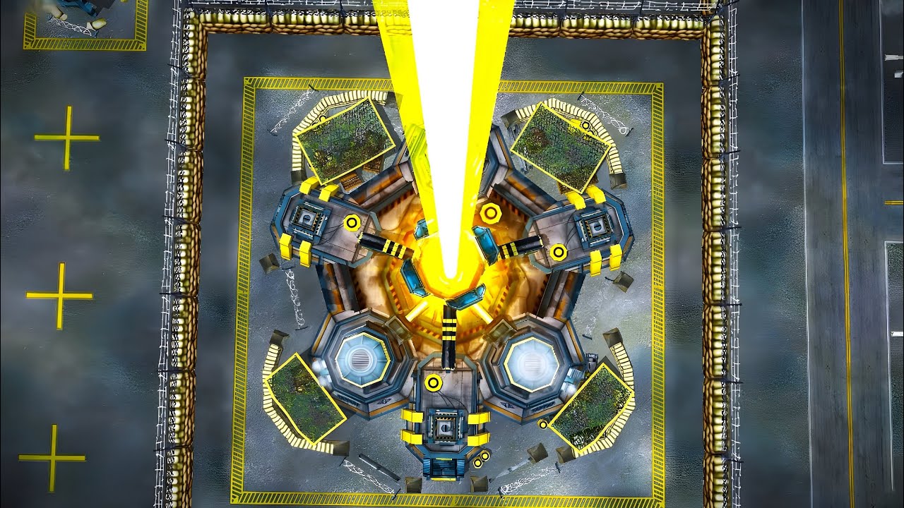 Russian Blackbear Sentinel Tank Crushes ECA in France | C&C Generals ROTR Mod - Mission Map