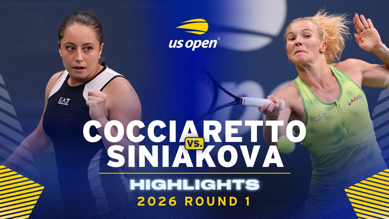 Elisabetta Cocciaretto vs. Katerina Siniakova Highlights | 2026 US Open Round 1
