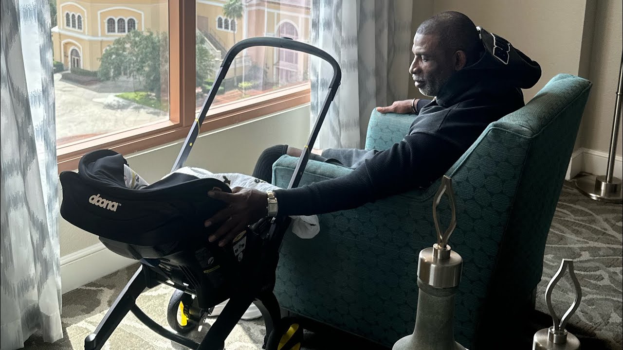 Coach Prime meets his grandson @Fashion Nova