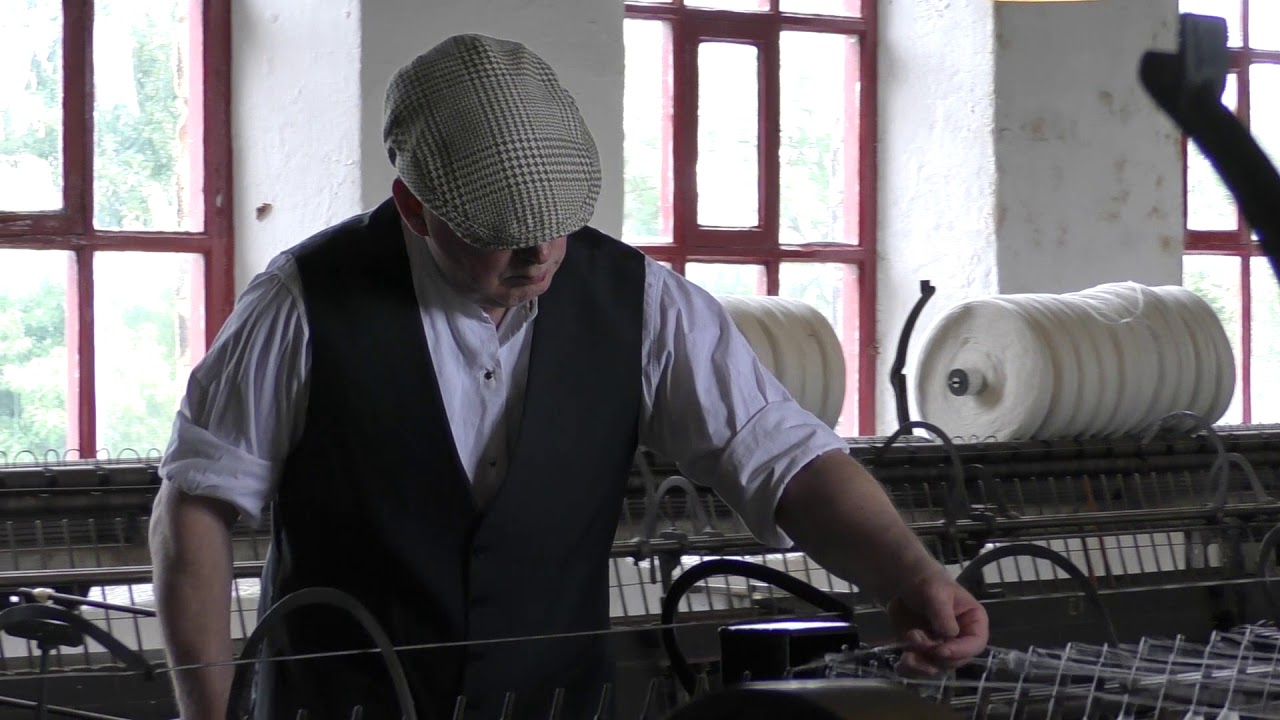 Spinning Mule Demonstration at Leeds Industrial Museum