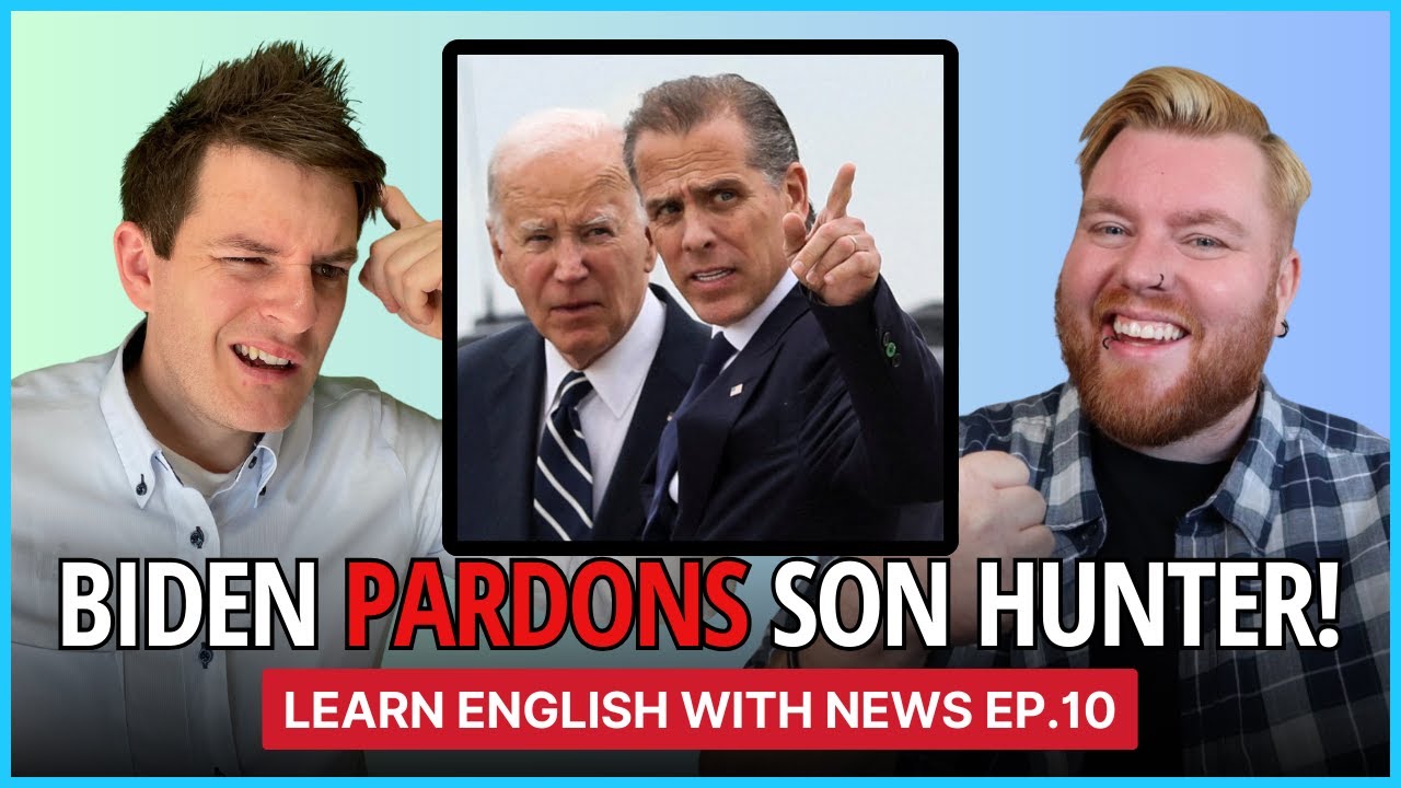 Biden Pardons Son! Learn English with News ep 10