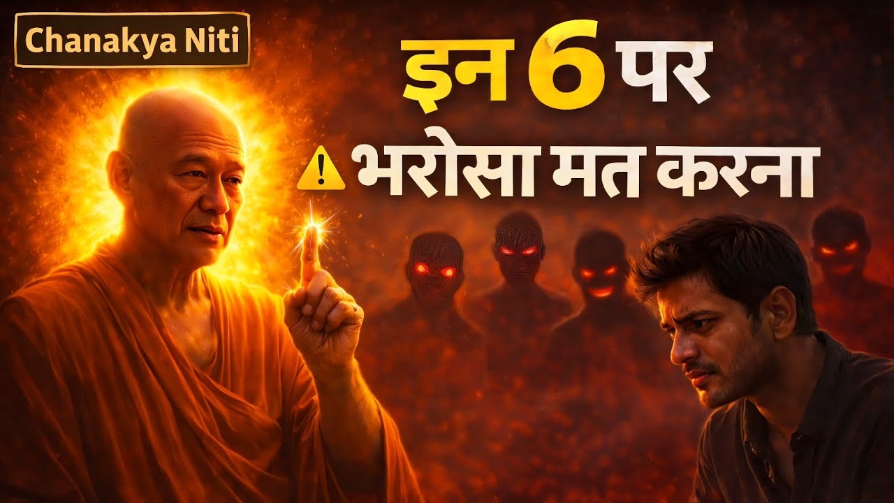 इन 6 लोगों पर कभी भरोसा मत करना | Chanakya Niti Life Lesson