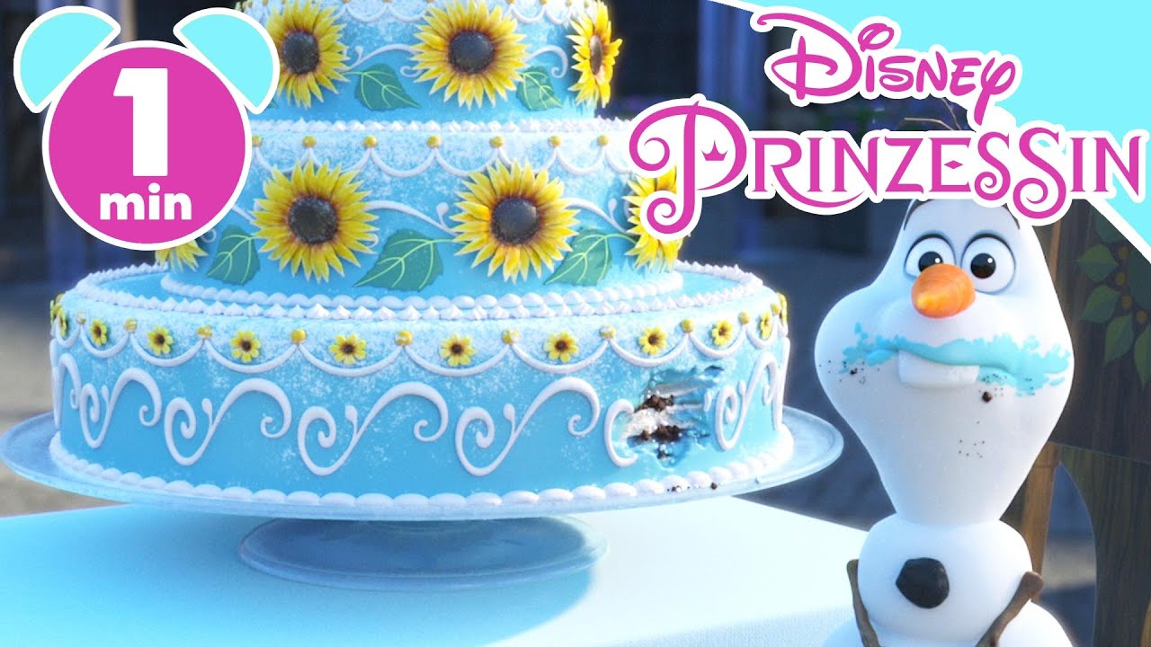 DIE EISK&Ouml;NIGIN: PARTY-FIEBER Lieblingsszene &ndash; Olaf isst Annas Geburtstagskuchen | Disney Junior
