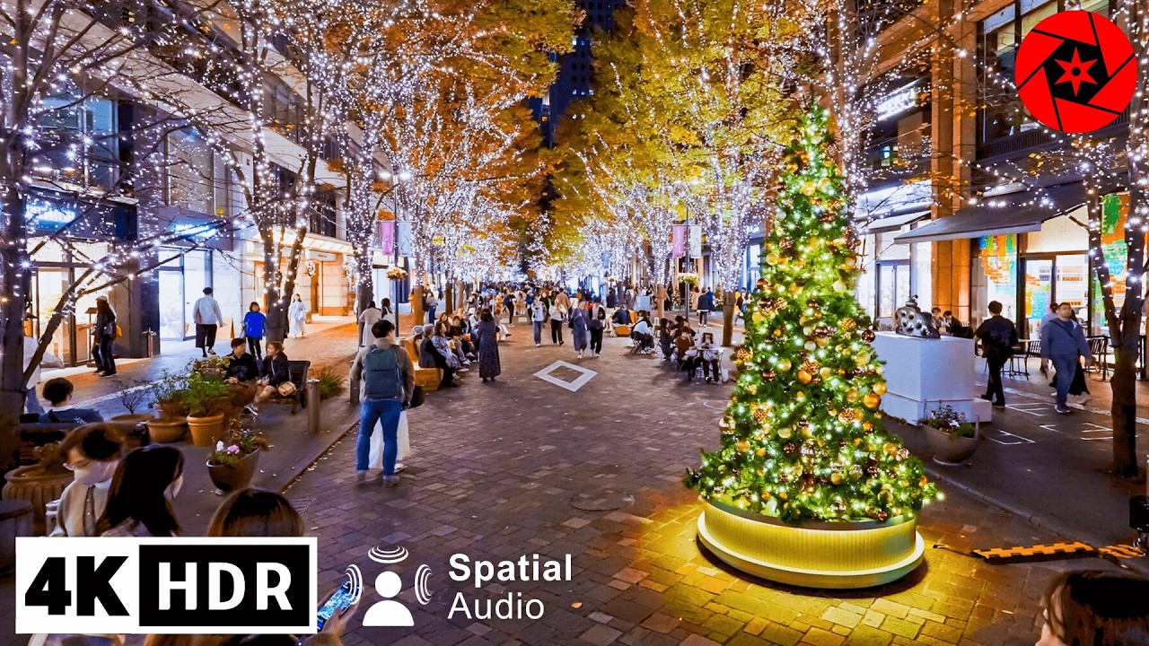A Night Exploring Tokyo's Early Christmas Lights 2024-2025 - 4K HDR