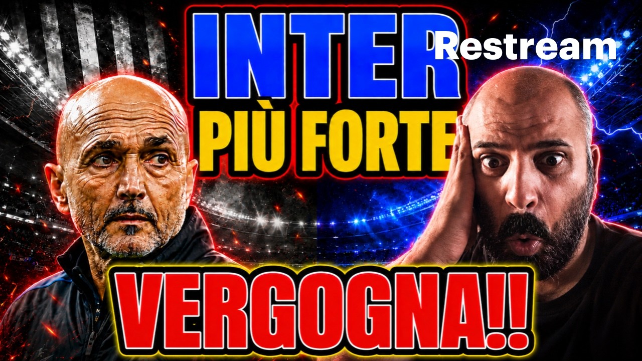 🚨 JUVE-INTER: INTER PI&Ugrave; FORTE? 😡 SPALLETTI, FORMAZIONE E MERCATO | LIVE