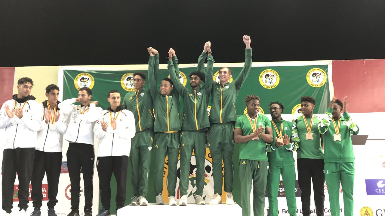 All African Games 2023: Nigeria made History in the Men’s 4x100M Frestyle Relay Final with a medal
