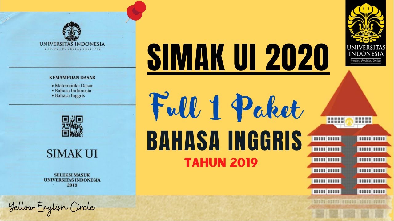 Pembahasan Soal ASLI SIMAK UI 2019 - TKD BAHASA INGGRIS | Cukup Nonton ini aja? Auto Score Tinggi!