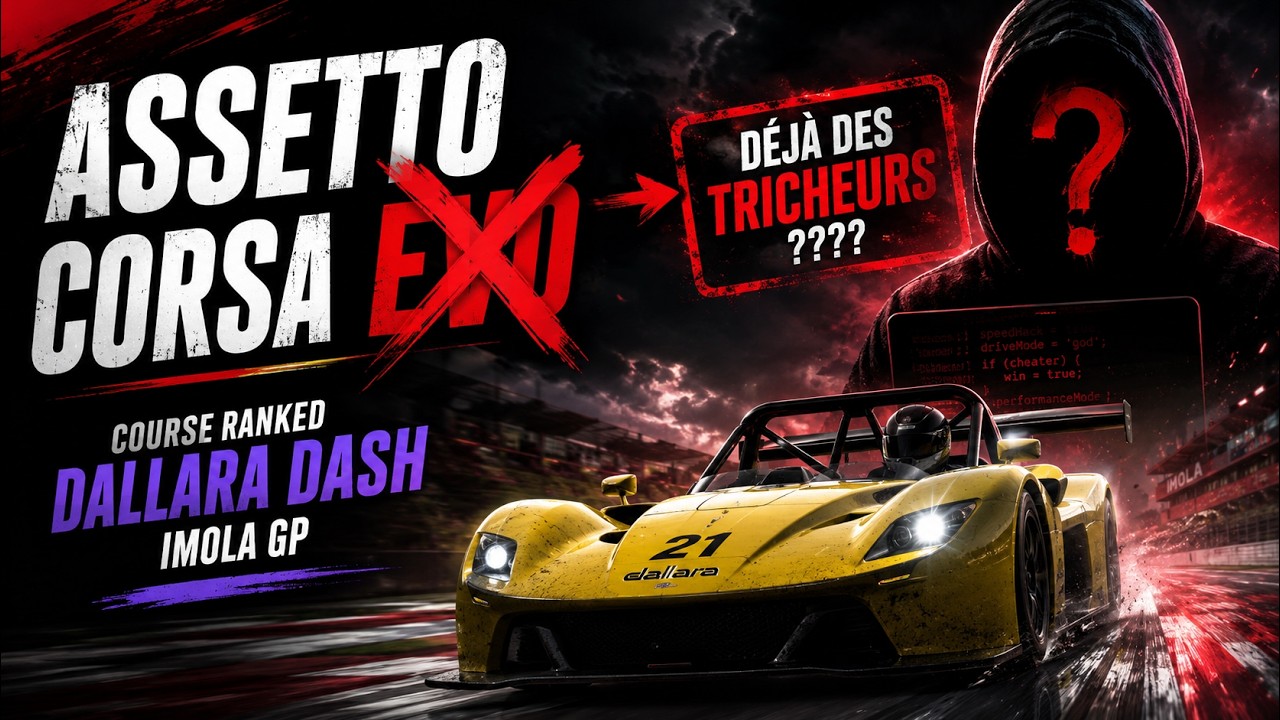 DEJA DES TRICHEURS !!!!!!!  sur Assetto Corsa Evo ???? - Course Ranked - Dallara Dash - Imola GP