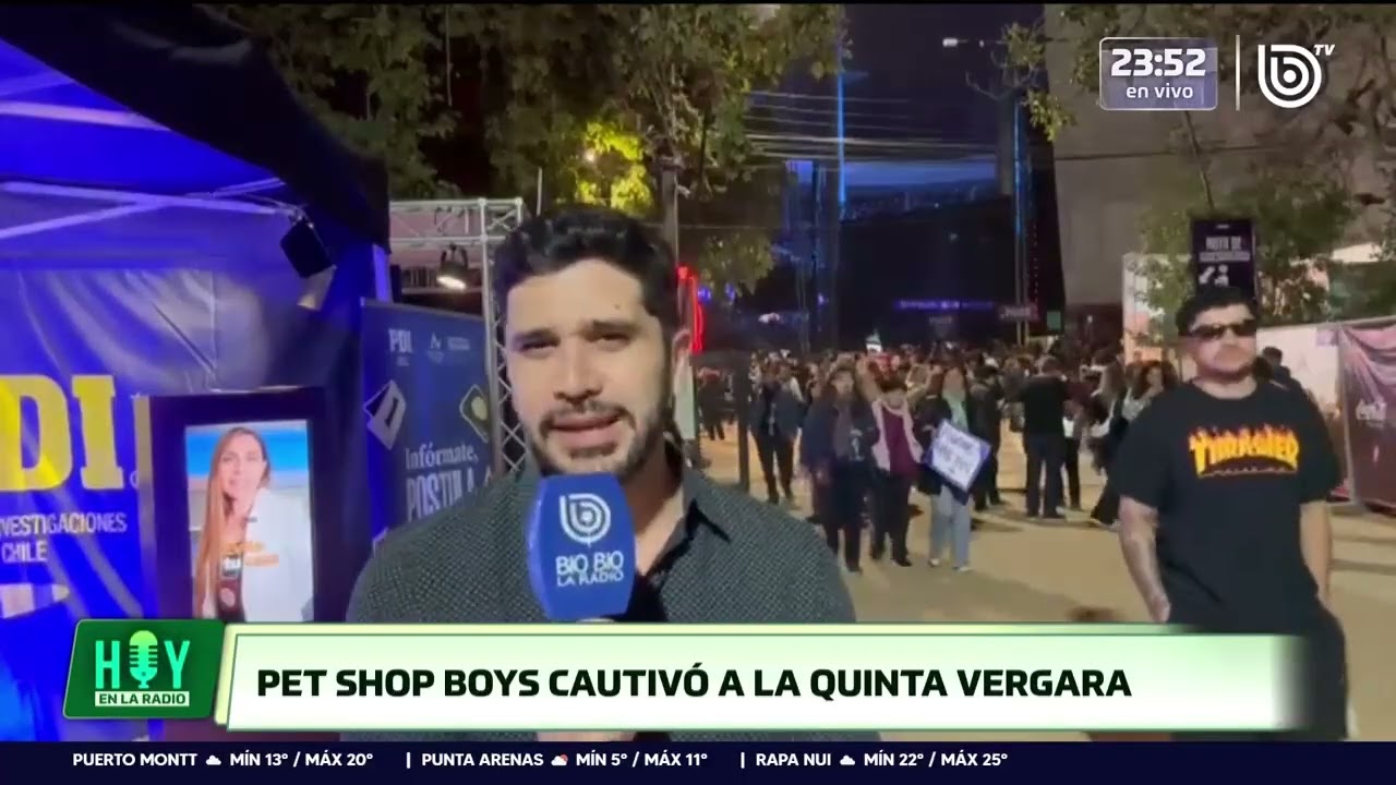 Pet Shop Boys cautivó a la Quinta Vergara con histórico espectáculo de primer nivel
