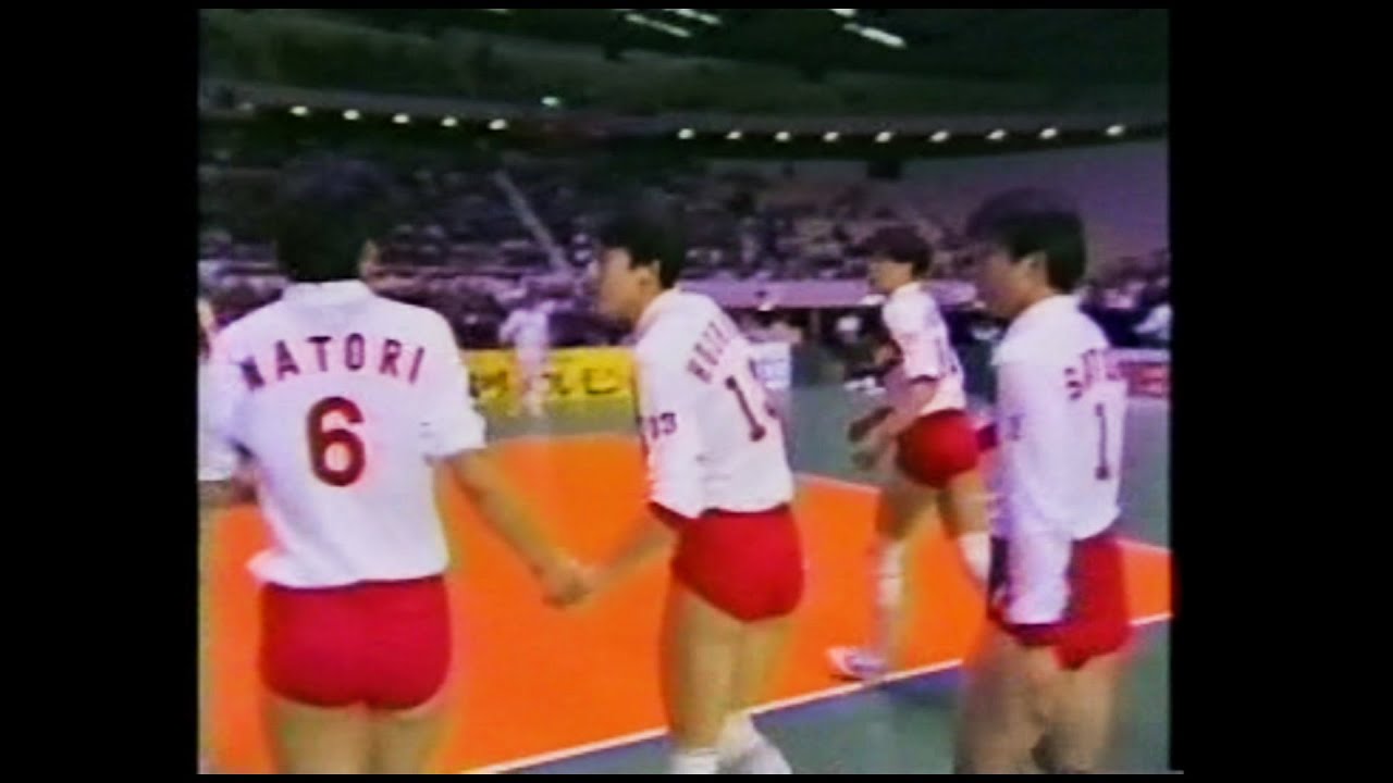 1990年　女子バレー　日本対アメリカ