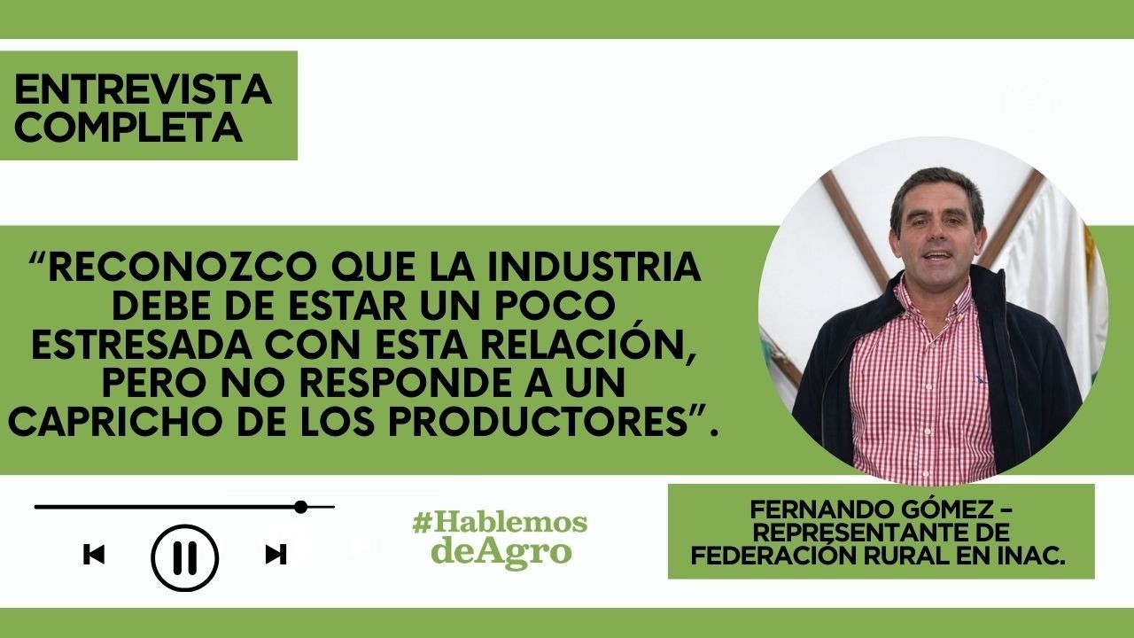 Fernando Gómez – Representante de Federación Rural en Inac.