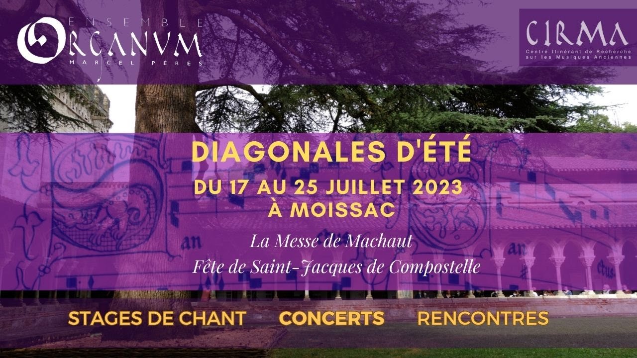 Les Diagonales d'été 2023 - la Messe de Guillaume de Machaut (Ensemble Organum)